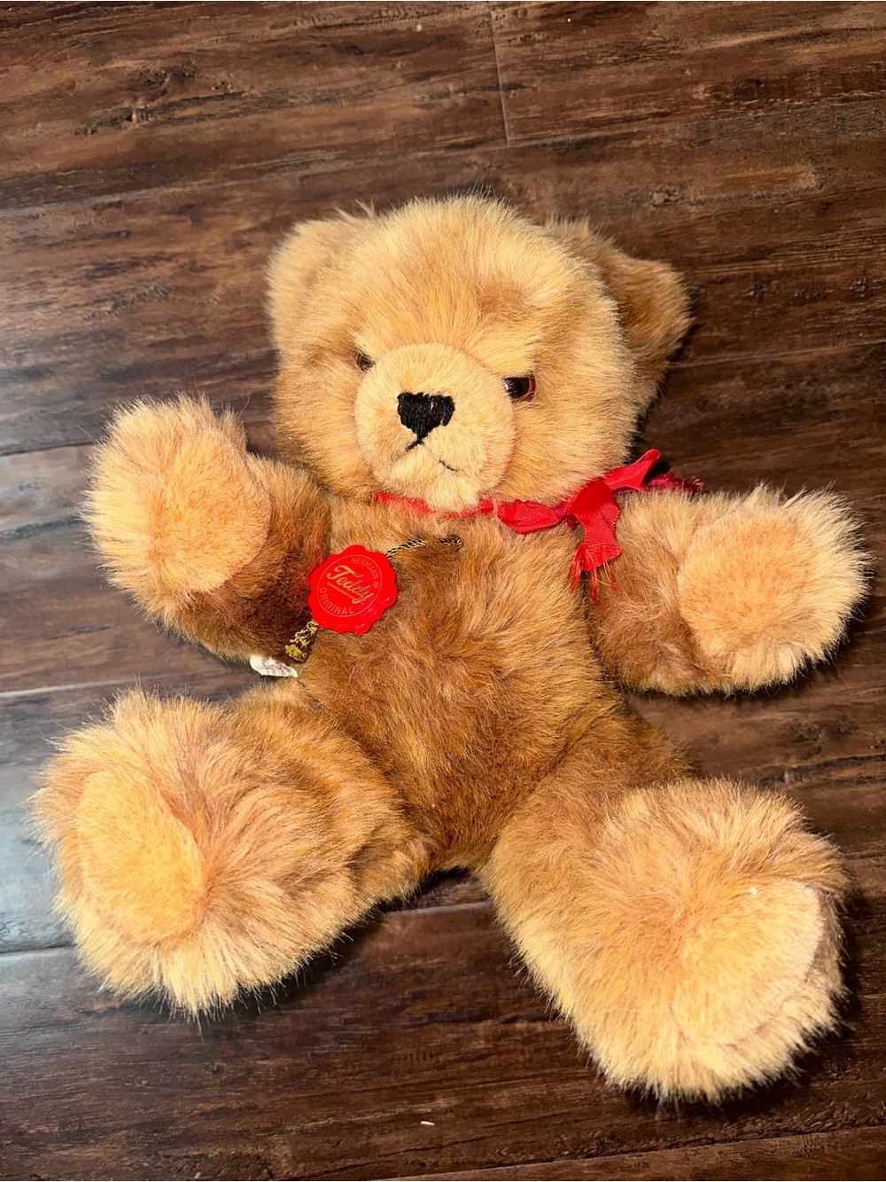 Vintage Hermann Teddy Original 8” Jointed Teddy Bear Made In Germany